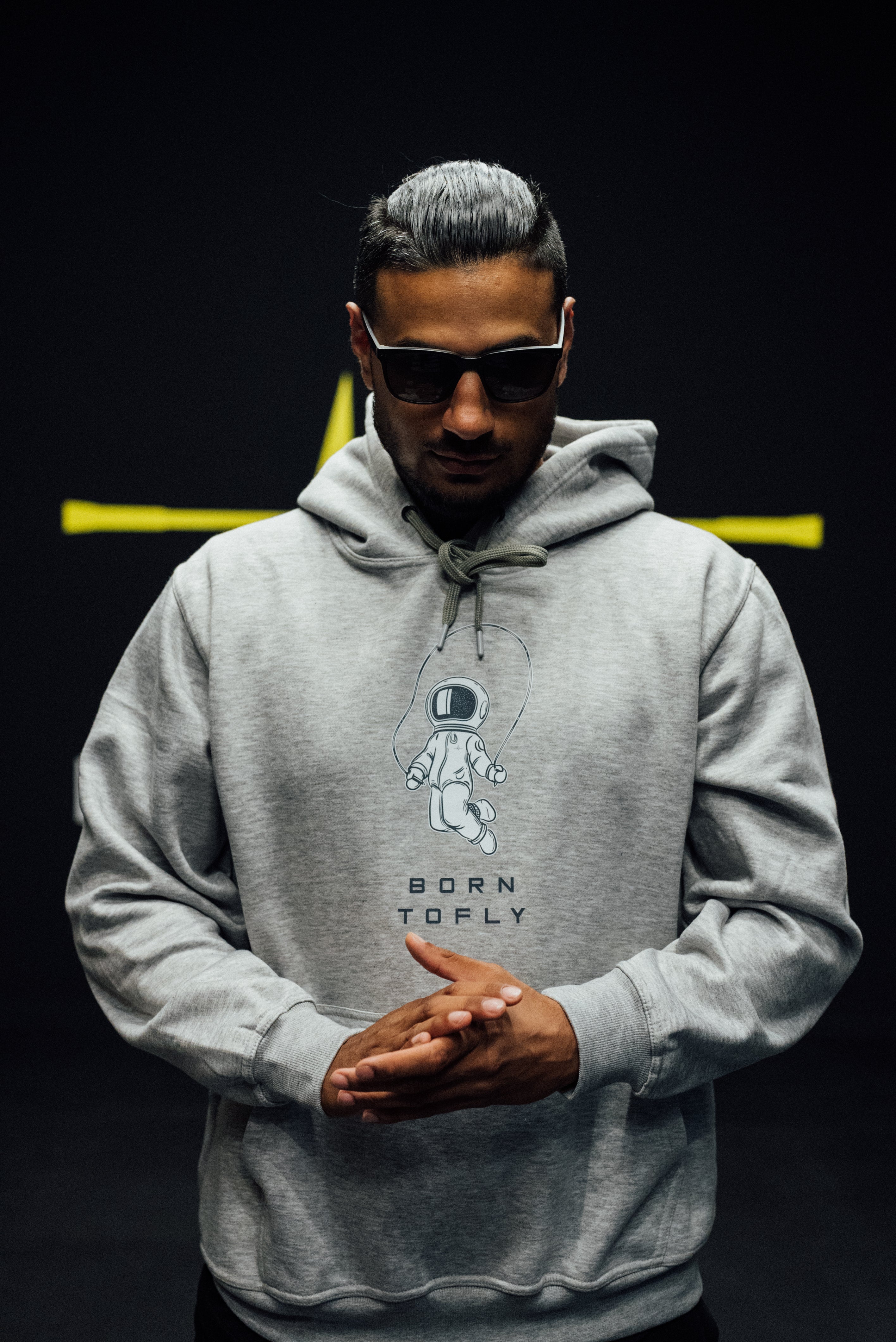 RA LIMITED EDIT001 SPACE DUDE HOODIE GREY Rush Athletics